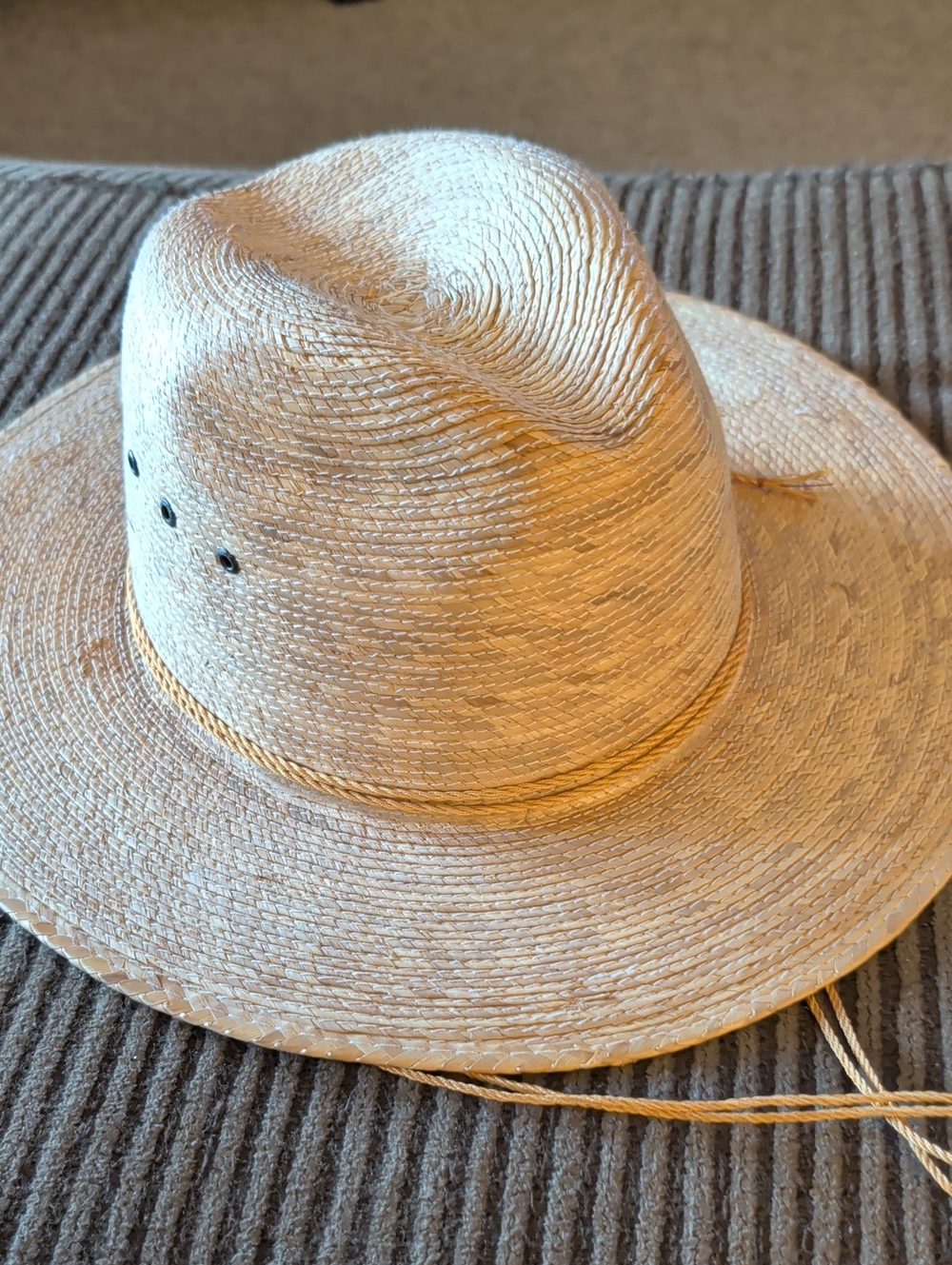Sahuayo Men's Straw Western Sun Hat - Natural Color
